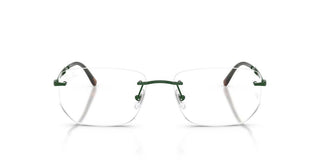 Ray-Ban RX 3768V unisex Green Rectangle Eyeglasses