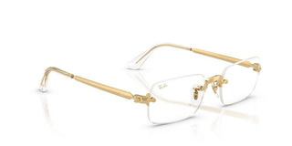 Ray-ban Rx 3928v Unisex Gold Rectangle Eyeglasses