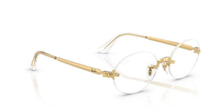 Ray-ban Rx 3929v Unisex Gold Round Eyeglasses
