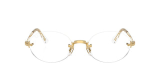 Ray-Ban RX 3929V unisex Gold Round Eyeglasses