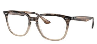 Ray-Ban RX 4362V unisex Brown Squared Eyeglasses