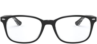 Ray-Ban RX 5375 unisex Black Squared Eyeglasses