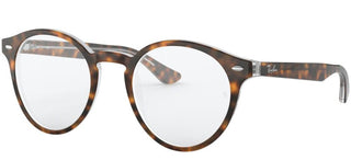 Ray-Ban RX 5376 unisex Havana Round Eyeglasses