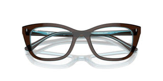 Ray-ban Rx 5433 Unisex Brown Squared Eyeglasses