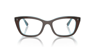 Ray-ban Rx 5433 Unisex Brown Squared Eyeglasses