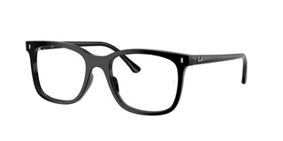 Ray-ban Rx 5446 Unisex Black Squared Eyeglasses