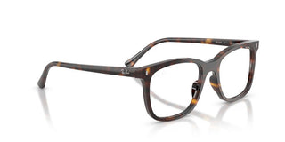 Ray-Ban RX 5446 unisex Havana Squared Eyeglasses