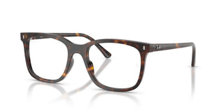 Ray-Ban RX 5446 unisex Havana Squared Eyeglasses