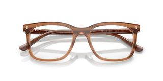 Ray-Ban RX 5446 unisex Brown Squared Eyeglasses
