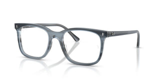 Ray-Ban RX 5446 unisex Blue Squared Eyeglasses
