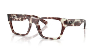 Ray-Ban RX 5448 unisex Havana Squared Eyeglasses