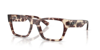 Ray-Ban RX 5448 unisex Havana Squared Eyeglasses