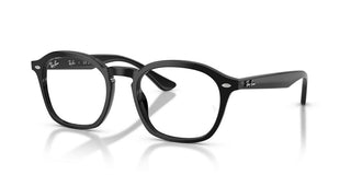 Ray-ban Rx 5451 Unisex Black Squared Eyeglasses