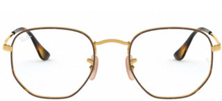 Ray-Ban RX 6448 unisex Havana Geometric Eyeglasses