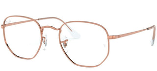 Ray-Ban RX 6448 unisex Rose gold Geometric Eyeglasses