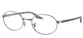 Ray-Ban RX 6481V unisex Ruthenium Round Eyeglasses