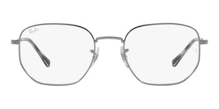 Ray-Ban RX 6496 unisex Ruthenium Geometric Eyeglasses