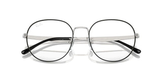 Ray-ban Rx 6517d Unisex Silver Round Eyeglasses