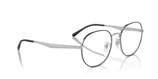 Ray-ban Rx 6517d Unisex Silver Round Eyeglasses