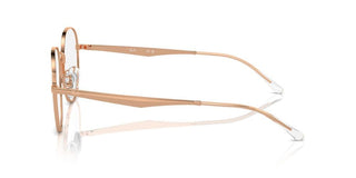 Ray-ban Rx 6517d Unisex Rose Gold Round Eyeglasses