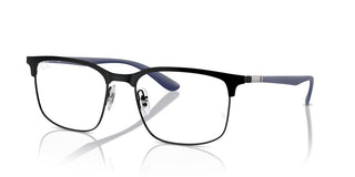 Ray-ban Rx 6518 Unisex Black Squared Eyeglasses