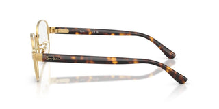 Ray-Ban RX 6543 unisex Gold Round Eyeglasses