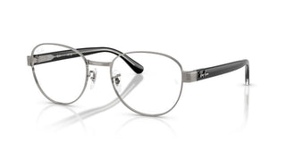 Ray-Ban RX 6543 unisex Ruthenium Round Eyeglasses