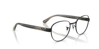 Ray-Ban RX 6543 unisex Black Round Eyeglasses