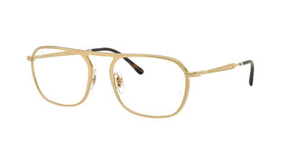 Ray-Ban RX 6548 unisex Gold Geometric Eyeglasses