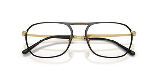Ray-Ban RX 6548 unisex Black Geometric Eyeglasses