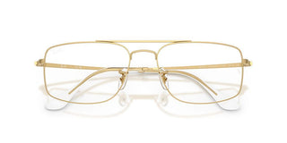 Ray-Ban RX 6579 unisex Gold Geometric Eyeglasses