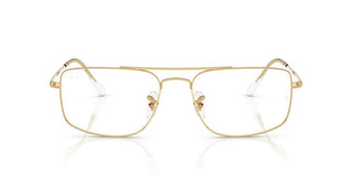 Ray-Ban RX 6579 unisex Gold Geometric Eyeglasses