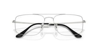 Ray-Ban RX 6579 unisex Silver Geometric Eyeglasses