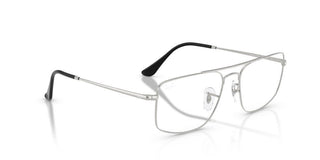 Ray-Ban RX 6579 unisex Silver Geometric Eyeglasses