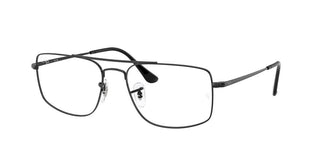 Ray-ban Rx 6579 Unisex Black Geometric Eyeglasses