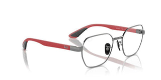 Ray-ban Rx 6594m Unisex Ruthenium Geometric Eyeglasses
