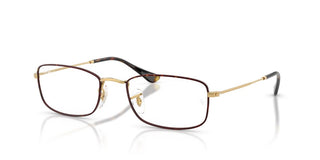 Ray-Ban RX 6647 unisex Havana Rectangle Eyeglasses
