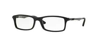 Ray-Ban Active Lifestyle RX 7017 unisex Black Geometric Eyeglasses