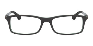 Ray-Ban Active Lifestyle RX 7017 unisex Black Geometric Eyeglasses