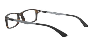 Ray-ban Active Lifestyle Rx 7017 Unisex Havana Geometric Eyeglasses