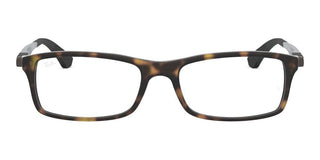 Ray-ban Active Lifestyle Rx 7017 Unisex Havana Geometric Eyeglasses
