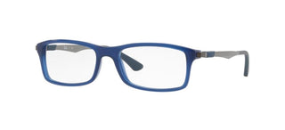Ray-Ban Active Lifestyle RX 7017 men Blue Geometric Eyeglasses