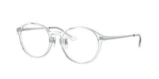 Ray-Ban RX 7178D unisex Transparent Round Eyeglasses