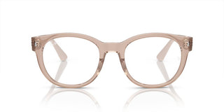 Ray-Ban RX 7227 unisex Brown Squared Eyeglasses