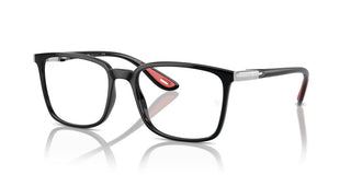 Ray-ban Rx 7240m Unisex Black Geometric Eyeglasses