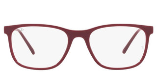 Ray-Ban RX 7244 unisex Red Squared Eyeglasses