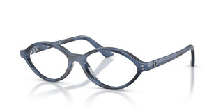 Ray-Ban RX 7265 unisex Havana Oval Eyeglasses