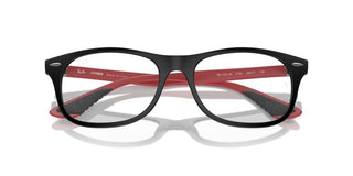 Ray-ban Rx 7307m Unisex Black Squared Eyeglasses