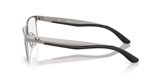 Ray-Ban RX 7550 unisex Ruthenium Squared Eyeglasses