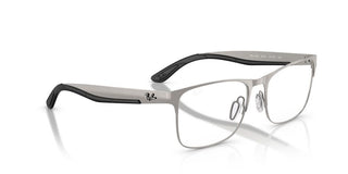 Ray-Ban RX 7550 unisex Ruthenium Squared Eyeglasses